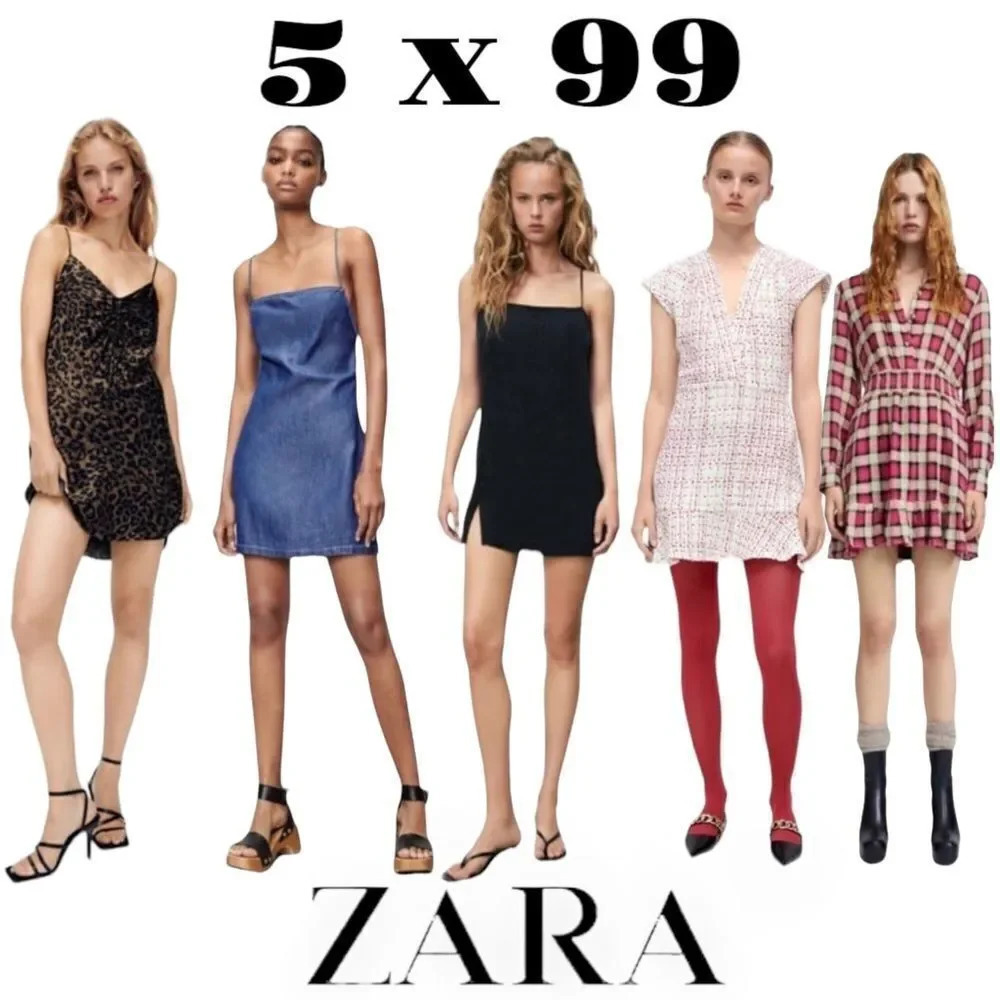 ZARA DRESSES BUNDLE NWT  | SIZE XS | 5 PIECES